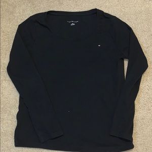 black TOMMY HILFIGER long sleeve!!
